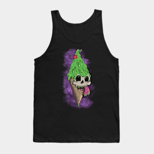 I Scream For Ice Cream - Green Tank Top